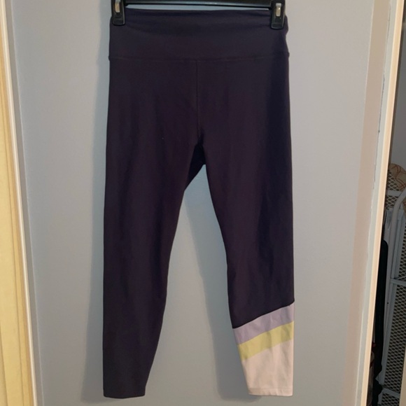 Peloton Pants - Peloton Gray, Yellow, and White Athletic Leggings
